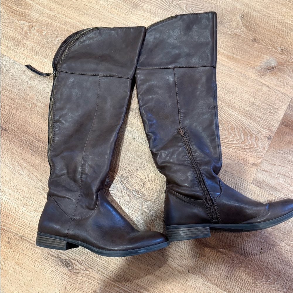 Target Chocolate Brown Over the Knee Boots